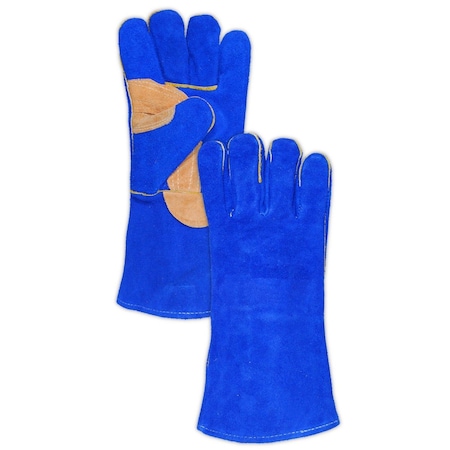 WeldPro Shoulder Split Cow Leather Welding Gloves, 12PK